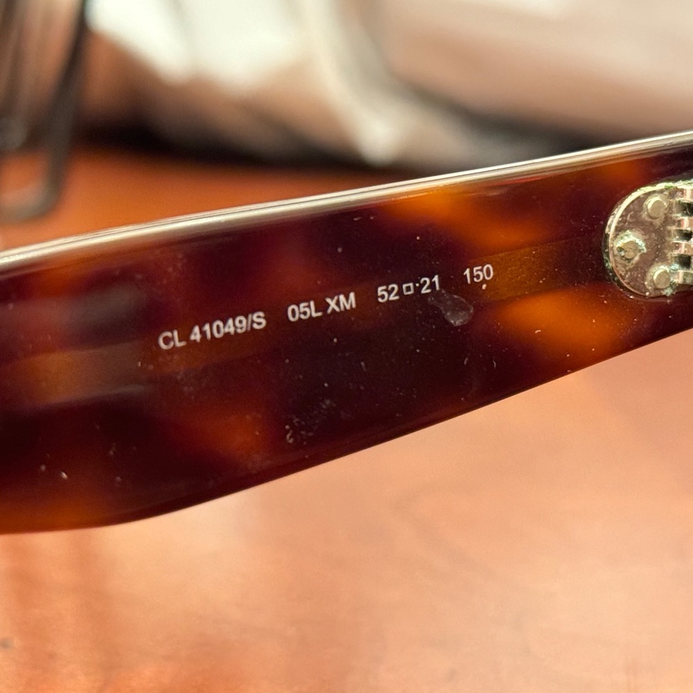 Celine Dark Havana Cat Eye Sunglasses - Picture 4 of 4